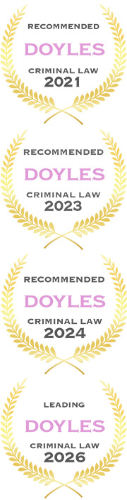 Doyles Recommended Criminal Law 2021, 2023 and 2024.